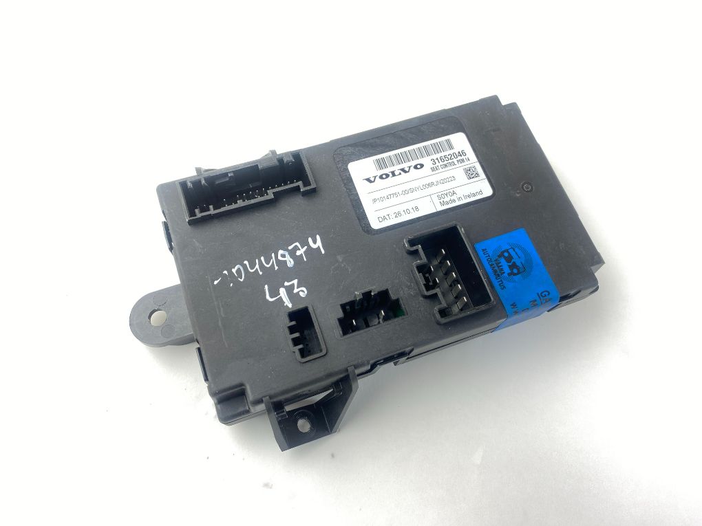 Volvo S60 Seats control unit 31652046 Seats control unit VOLVO V60 II / S60 ...