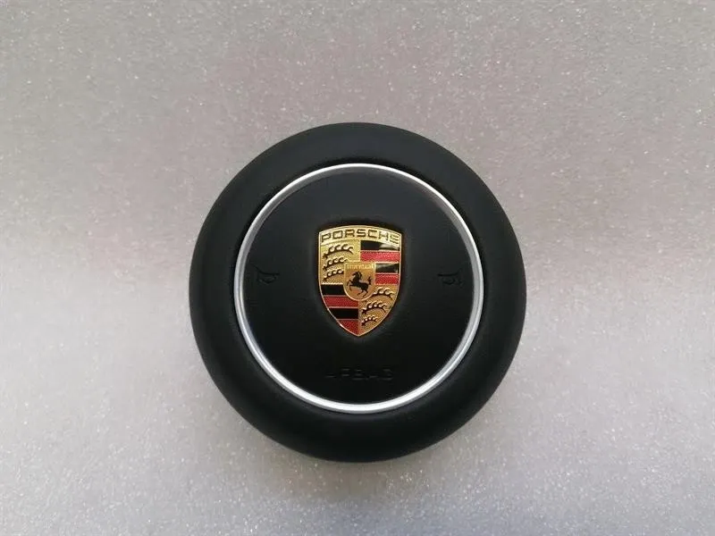 Porsche 911 991 leather steering wheel module 9P1880201L steering wheel module-