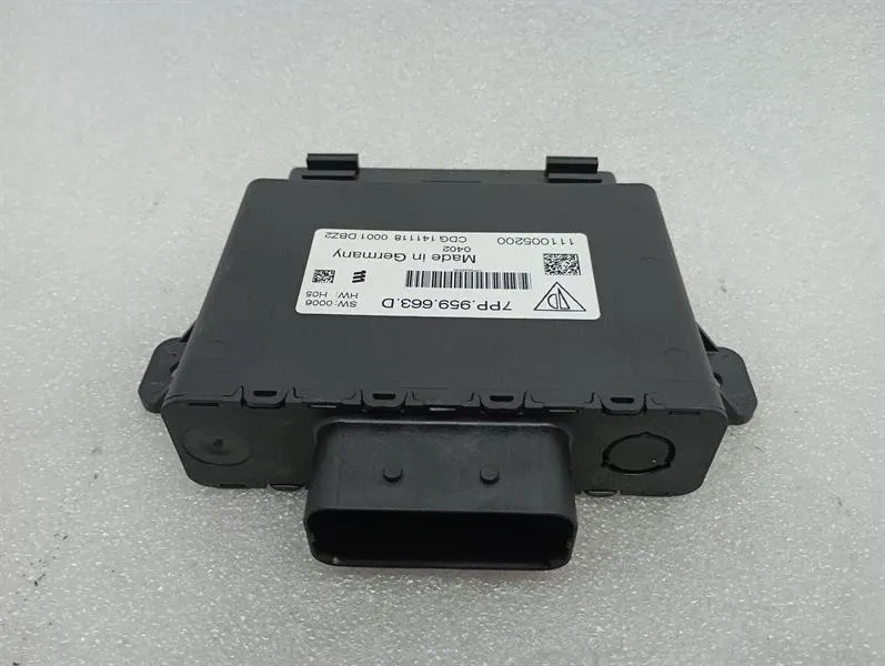 Porsche Cayman 718 electronic module 7pp959663D voltage transformer control unit -