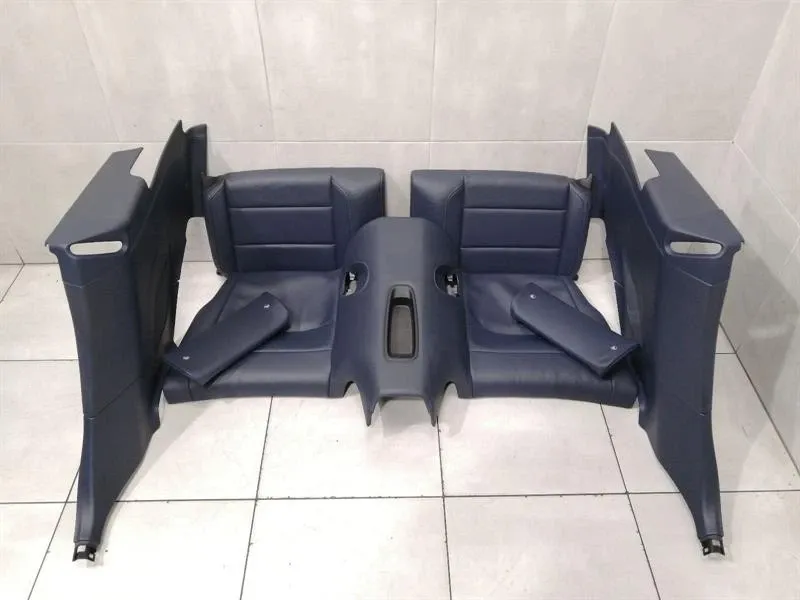 Porsche 911 991 convertible rear seat set yachting blue rear seat set-
