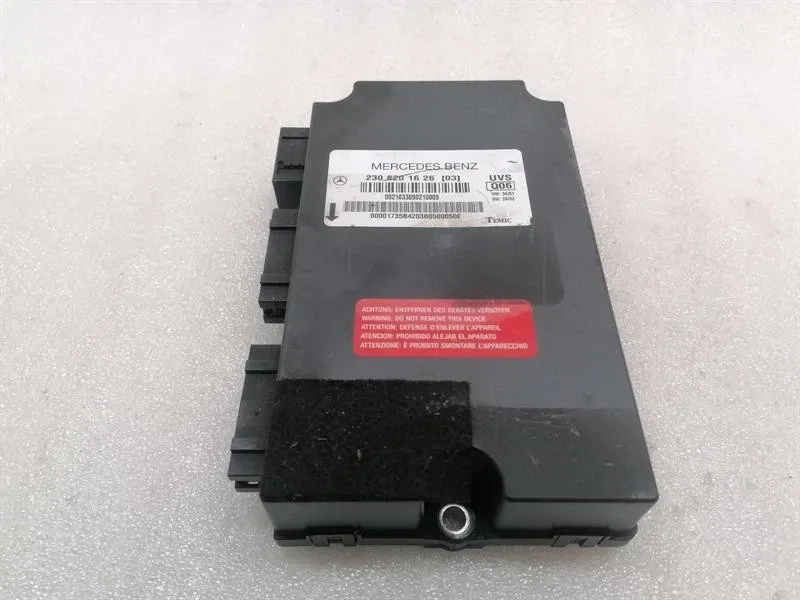 Mercedes-Benz A (W168) Mercedes SL R230 Convertible Roof Module A2308201626 Top Control Unit - Body type: Convertible
Fuel: Petrol