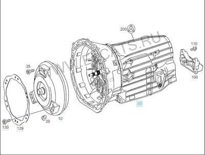 722902 Ātrumkārba MERCEDES-BENZ ML-CLASS (W164) (2005-2011)