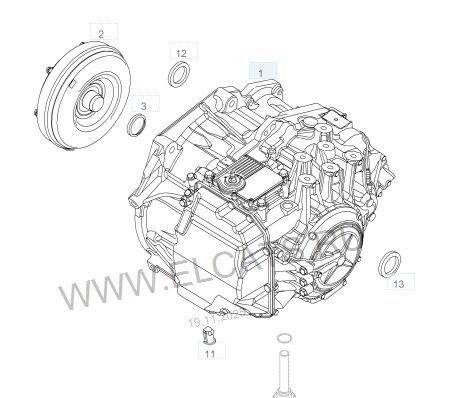 AF40-6 AF40 AF406 Gearbox OPEL ZAFIRA B (A05) (2005-2014)
