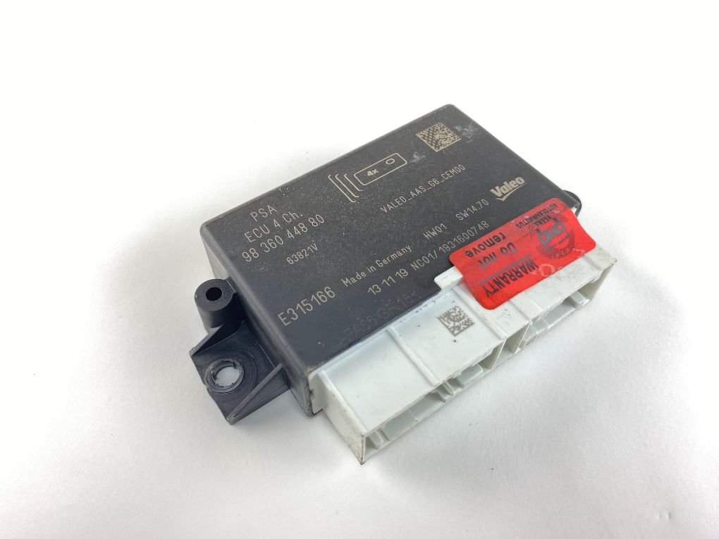 Citroen Berlingo Parking Aid Control Unit 1679621280 Parking Aid Control Unit CITROËN BER...