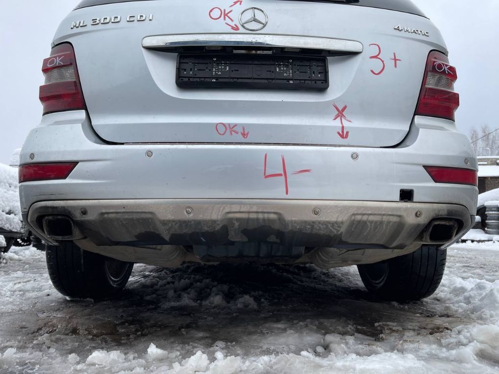 1648857425 1648858525 1648802940 Rear bumper MERCEDES-BENZ ML-CLASS (W164) (2005-2011)