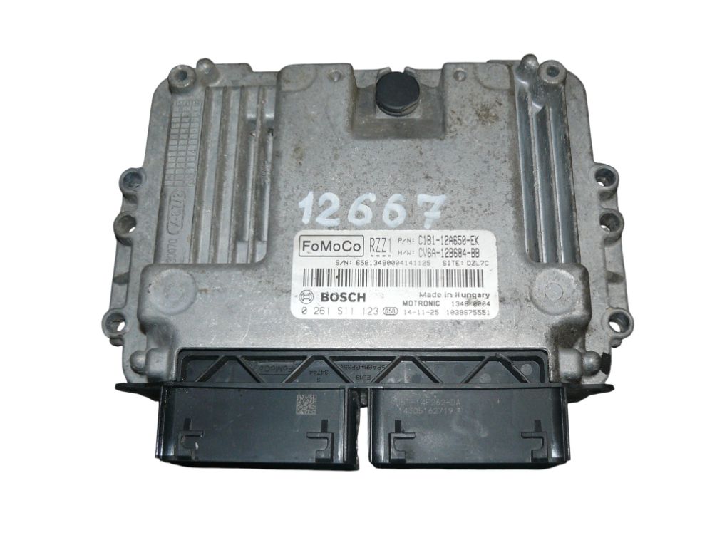 Ford Fiesta Engine Control Unit / module (ECU) 0261S11123 C1B112A650EK Engine Control Unit / m...
