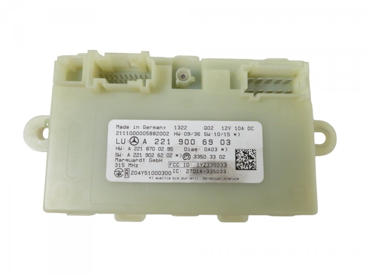 Mercedes-Benz A (W169) Other Control Units Other control units — MERCEDES-BENZ S-CLASS (W2...