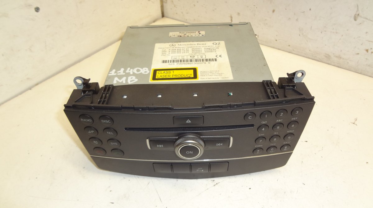 Mercedes-Benz A (W169) Радио Radio — MERCEDES-BENZ C-CLASS (W204) (2007-2013...