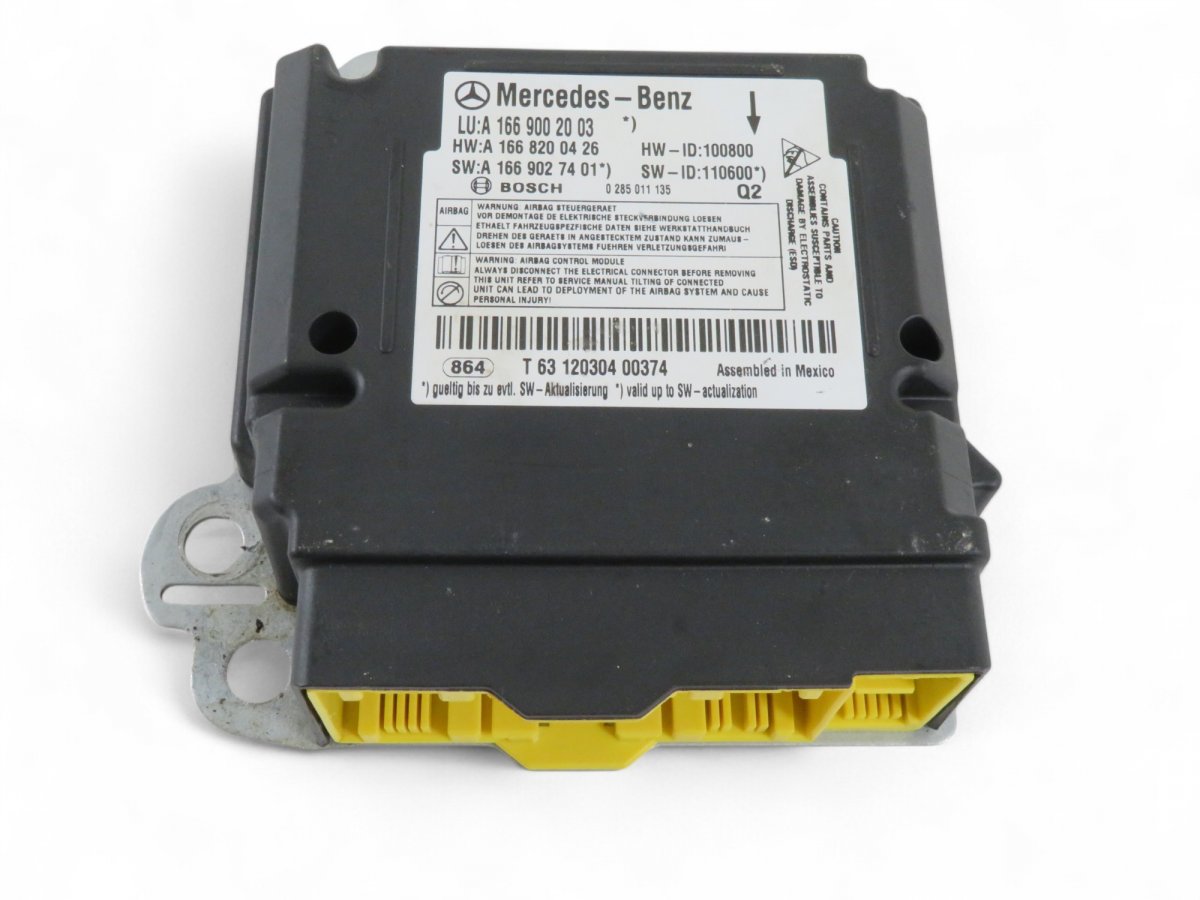 Mercedes-Benz A (W169) Airbag Control Unit Airbag control unit — MERCEDES-BENZ ML-CLASS (W...