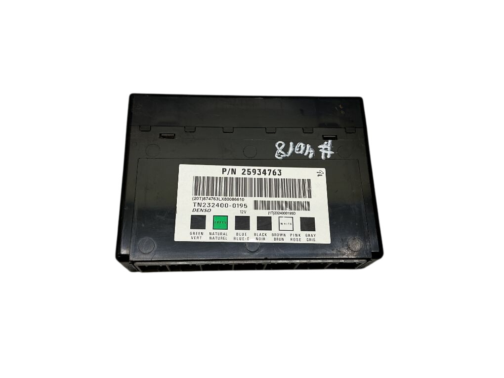 Opel Antara Body control module (BCM) 25934763 Body control module (BCM) OPEL ANTARA ...