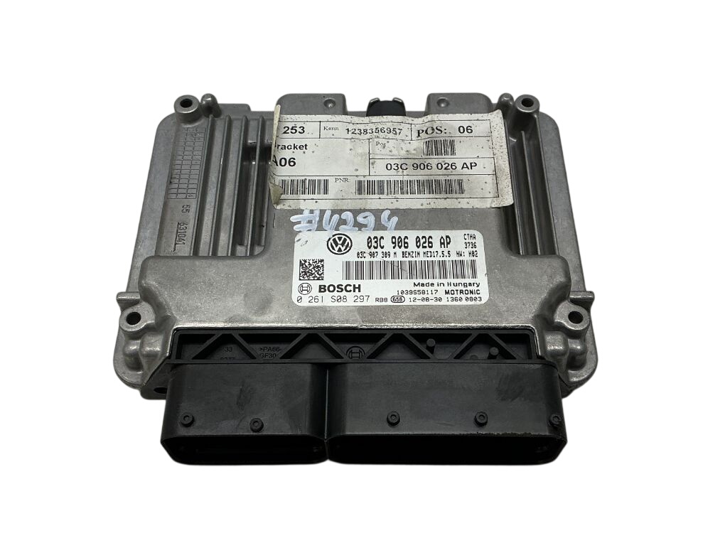 Volkswagen Sharan Engine Control Unit / module (ECU) 03C906026AP 0261S08297 Engine Control Unit / mo...