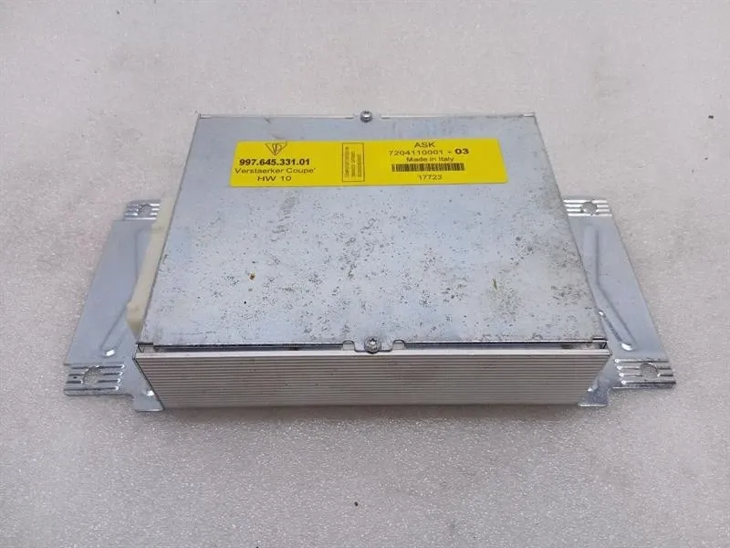 Porsche 911 (997) Porsche 911 997 Amplifier 99764533101 Amplifier ASK Body type: Coupe
Fuel: Petrol