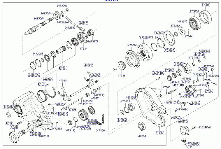 Kia Sorento Transfer box