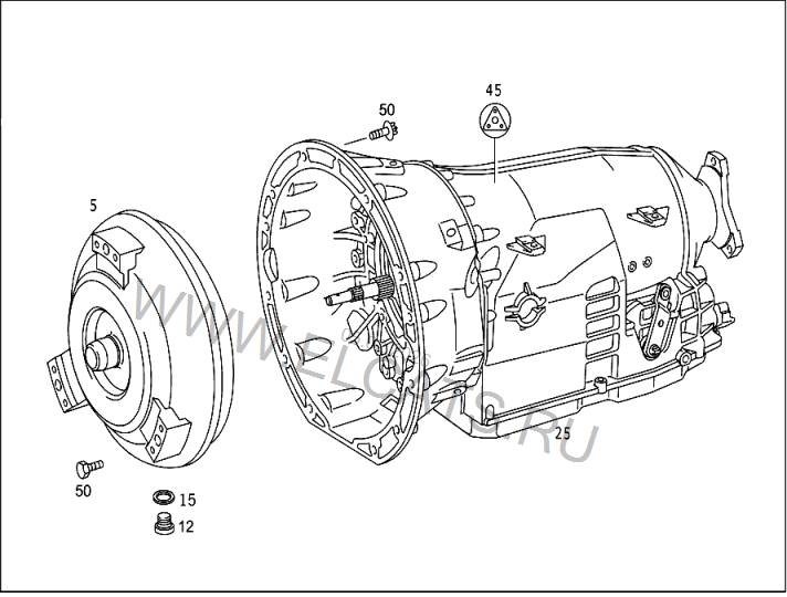 Mercedes-Benz A (W169) Gearbox 722640 2112706301 Gearbox MERCEDES-BENZ C-CLASS...