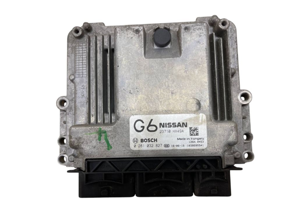 Nissan Qashqai (J11) Engine Control Unit / module (ECU) 23710HX49A 0281032827 Engine Control Unit / mod...