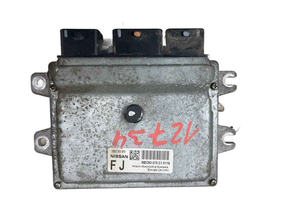 Nissan Qashqai Engine Control Unit / module (ECU) MEC93370 MEC93370C18116 Engine Control Unit / m...