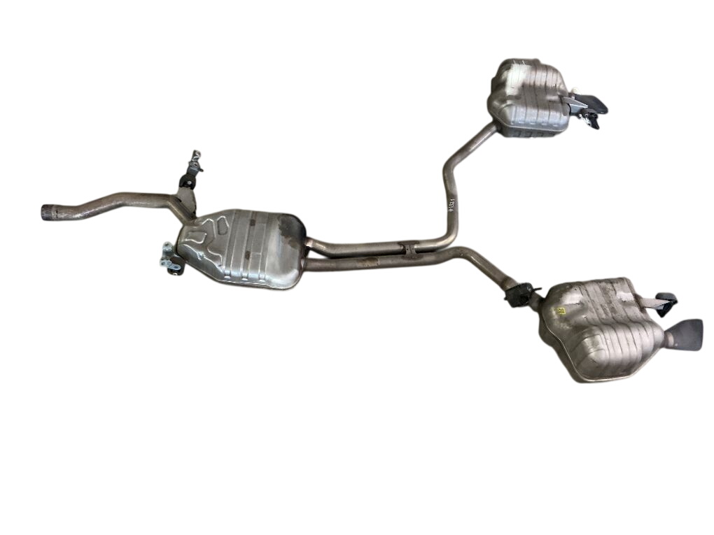 Audi A6 (C7) Exhaust rear silencer (muffler) 4GD253411B 4G0253181DN 4H0133246J Exhaust rear ...