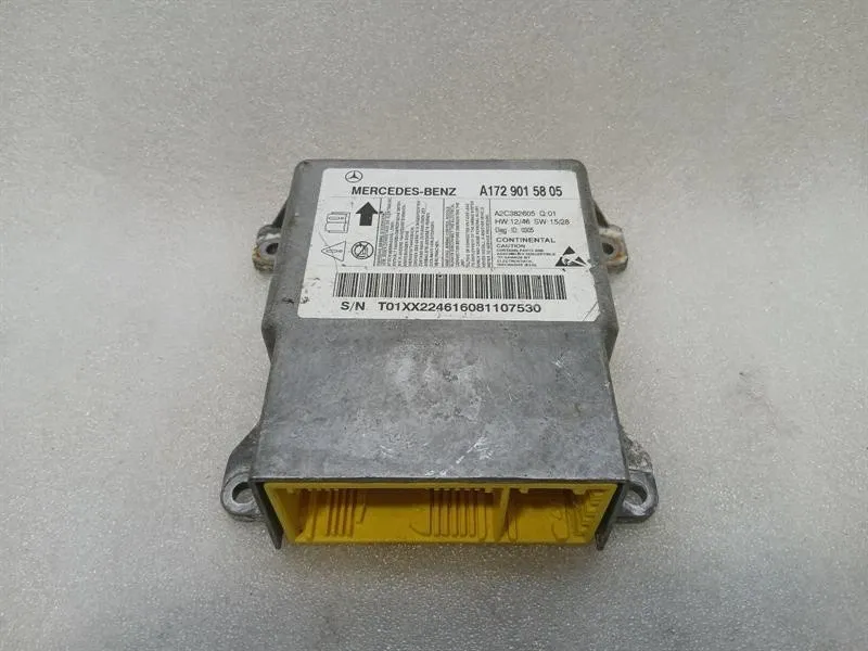 Mercedes-Benz SLK (R172) Mercedes GT R190 Roadster Safety Module ECU A1729015805 Air Control Unit SRS Body type: Coupe
Fuel: Petrol