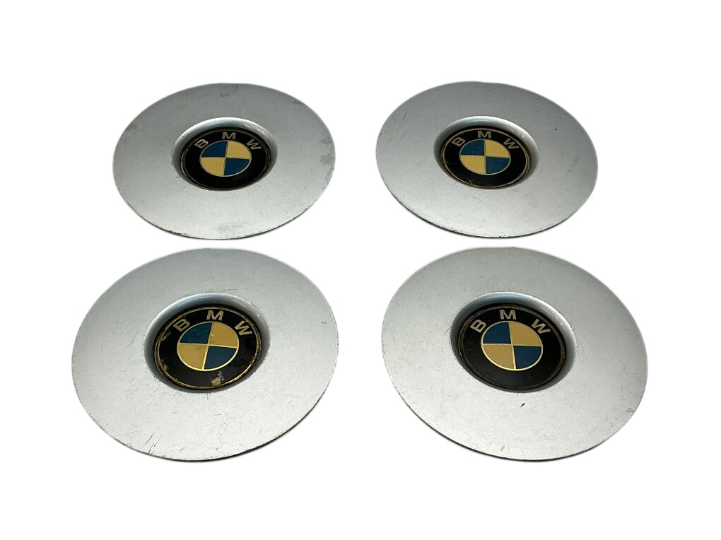 BMW 5 (E34) Aluminum Rim Wheel Center Caps 4 pcs 36131178728 1178728 Aluminum Rim Wheel Center C...