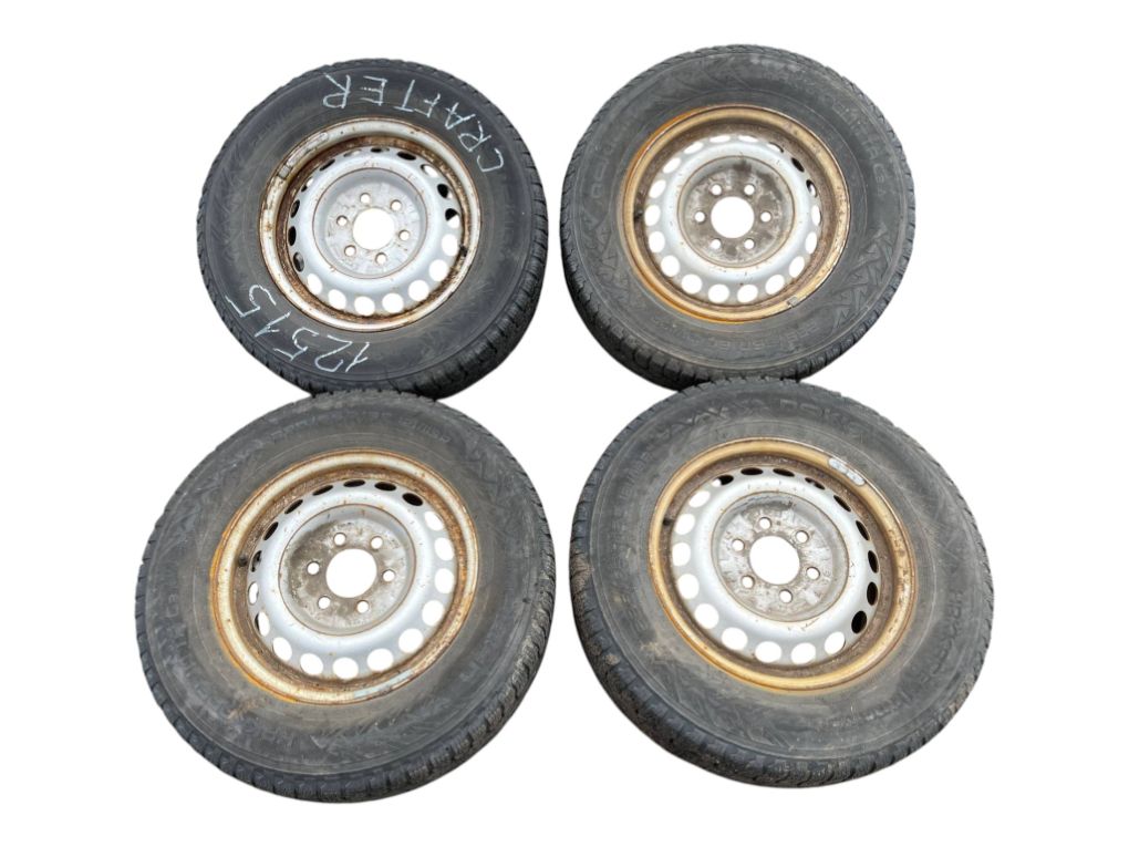 Volkswagen Crafter Rim set With Tyres 4 pcs 6.5JX16 ET62 D84.1 6/130 Rim set With Tyres 4 p...
