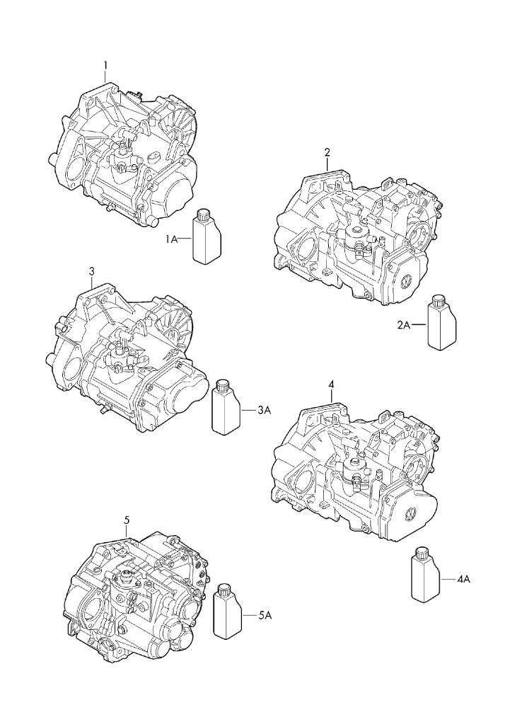 JCN JXR Gearbox SKODA OCTAVIA II (1Z) (2004-2013)