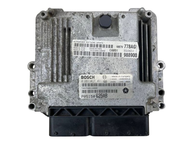 P05150625AB 0281017461 Engine Control Unit / module (ECU) JEEP GRAND CHEROKEE IV (WK, WK2) (2010-2021)