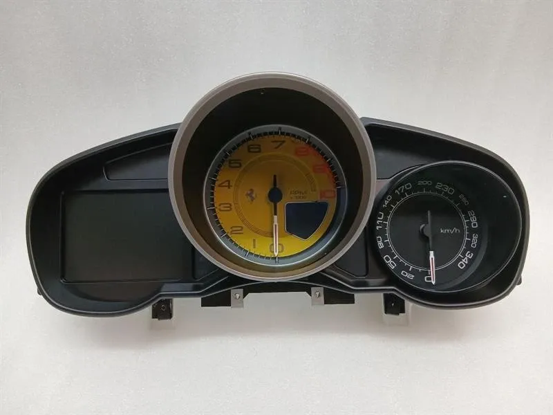 Ferrari California Ferrari California F149 08-14 4.3 Instrument Cluster 274138 Speedometer MPH MILES Body type: Convertible
Fuel: Petrol