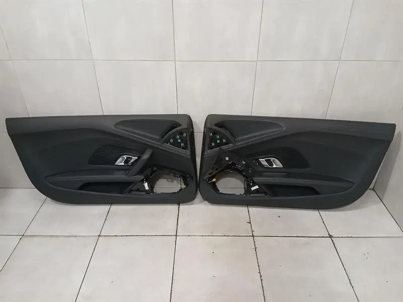 Audi R8 AUDI R8 4S PERFORMANCE DOOR CARD PAIR SET BLACK 4S2867105F RHD EXTENDED LEATHER