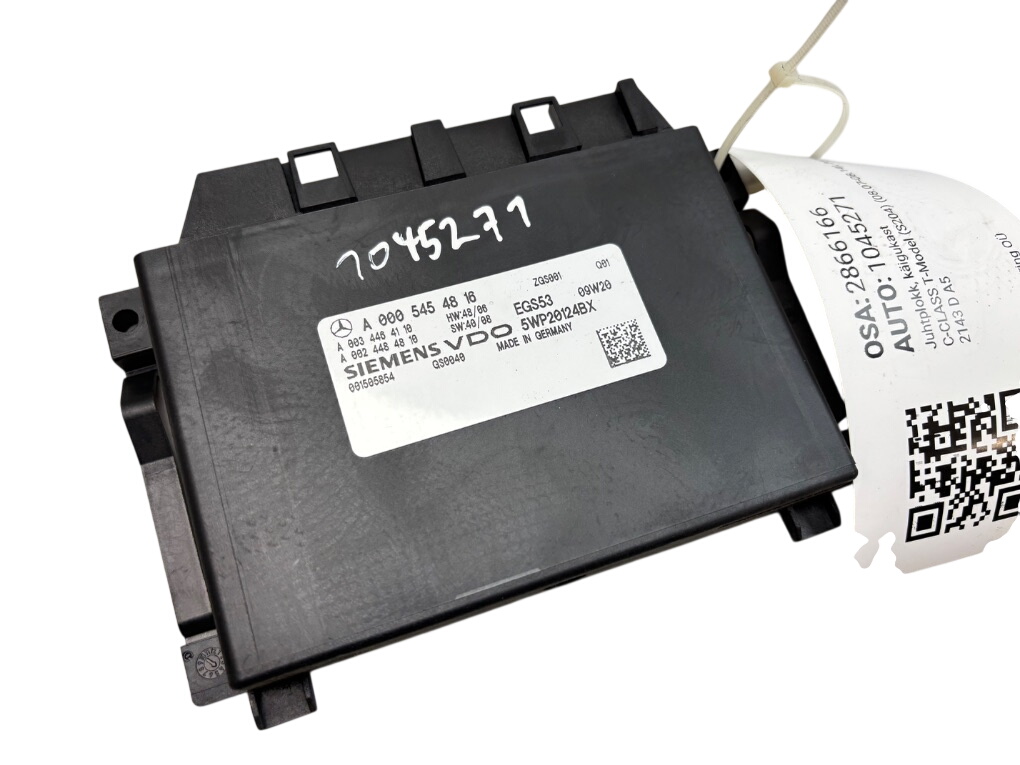 Mercedes-Benz A (W169) Gearbox Control Unit 5WP20124AK 5WP20005KY 5WP20124DY 5WP20005DZ Gea...