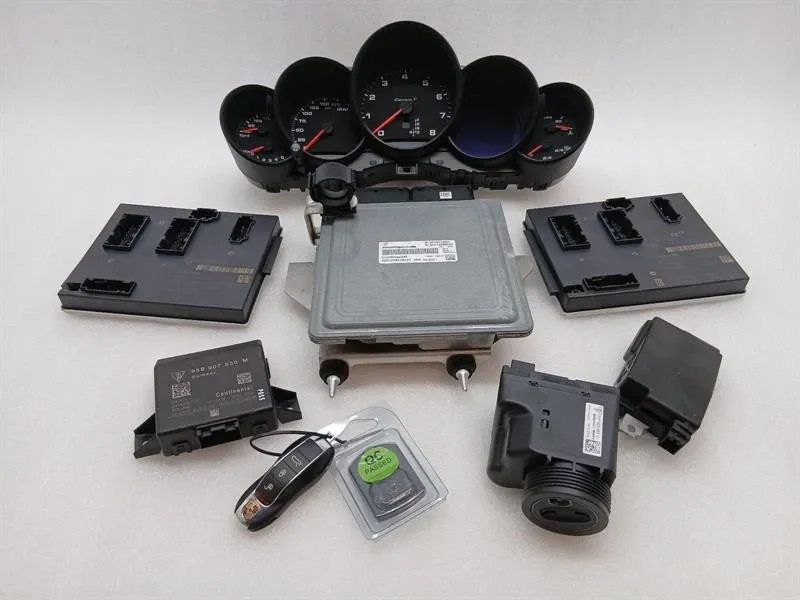 Porsche 911 991 Engine ECU SET 9P1907309F Engine Control Unit Carrera T MK2 VTS