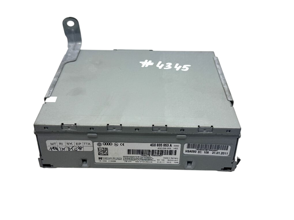 Volkswagen Touareg Radio tuner 4G0035053A Radio tuner VW TOUAREG II (7P) (2010...