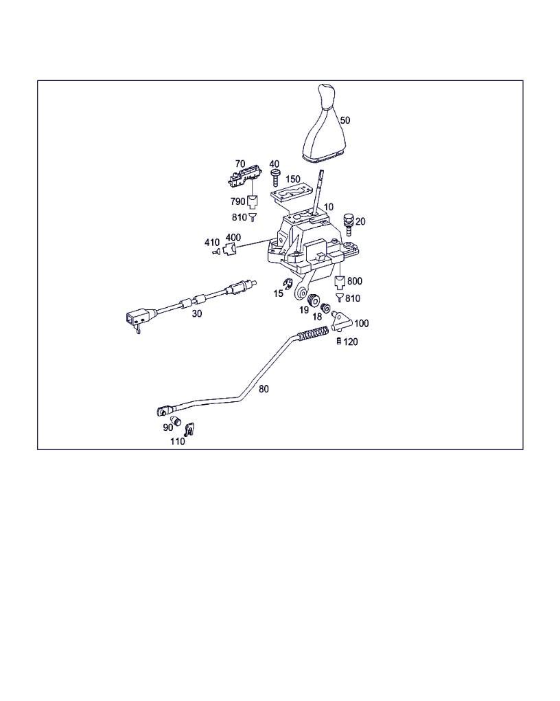 2112670124 2112672324 2112672424 2112673224 2112674424 2112675824 Gearshift Mechanism MERCEDES-BENZ E-CLASS (W211) (2002-2009)