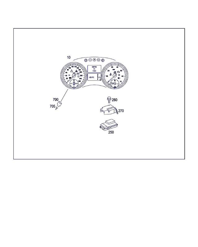 2515404348 2514405211 Instrument Cluster MERCEDES-BENZ R-CLASS (W251) (2006-2013)