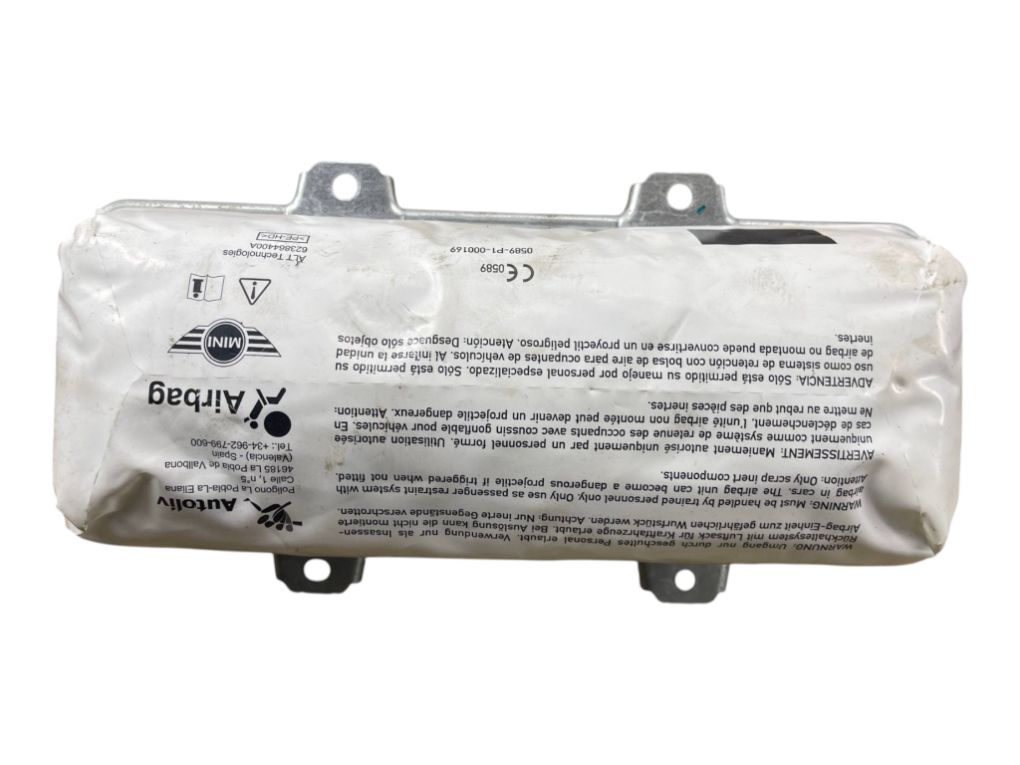 Mini One, Cooper, Clubman (R55 - R59) passenger airbag 9258601 20120900255A 621289200A Passenger Airba...