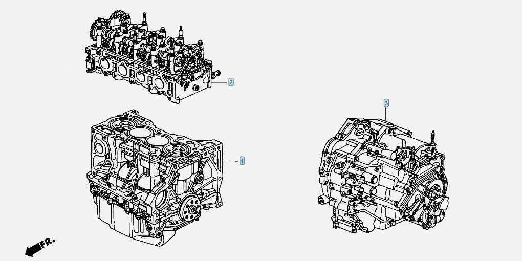5MT Gearbox HONDA CR-V II (RD) (2001-2006)