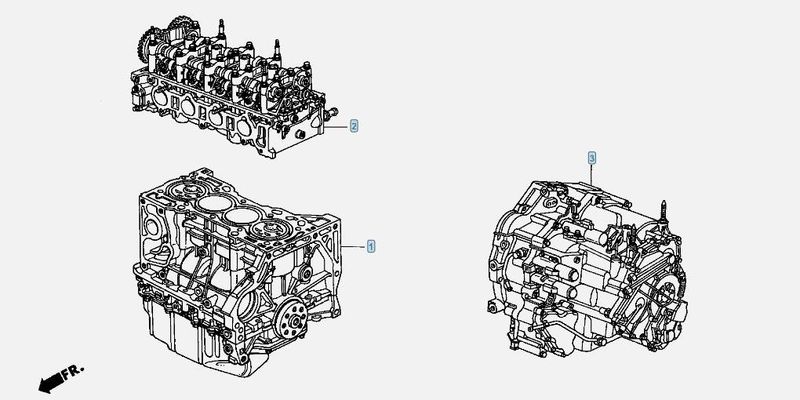 5MT Gearbox HONDA CR-V II (RD) (2001-2006)
