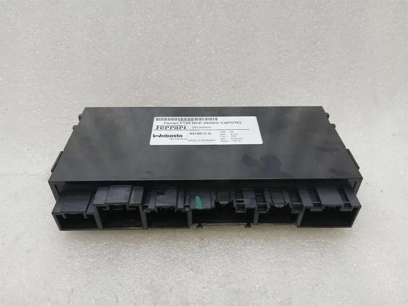Ferrari California Ferrari California F149 08-14 Convertible Roof Control Module 81308000 ECU Body type: Convertible
Fuel: Petrol