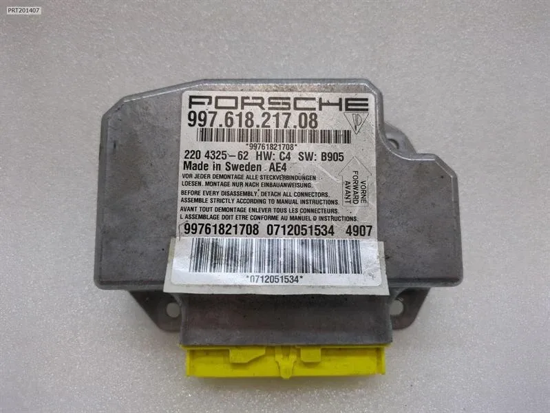 Porsche 911 (997) Porsche 911 997 Safety Module ECU 99761821708 Air Control Unit SRS Body type: Coupe
Fuel: Petrol