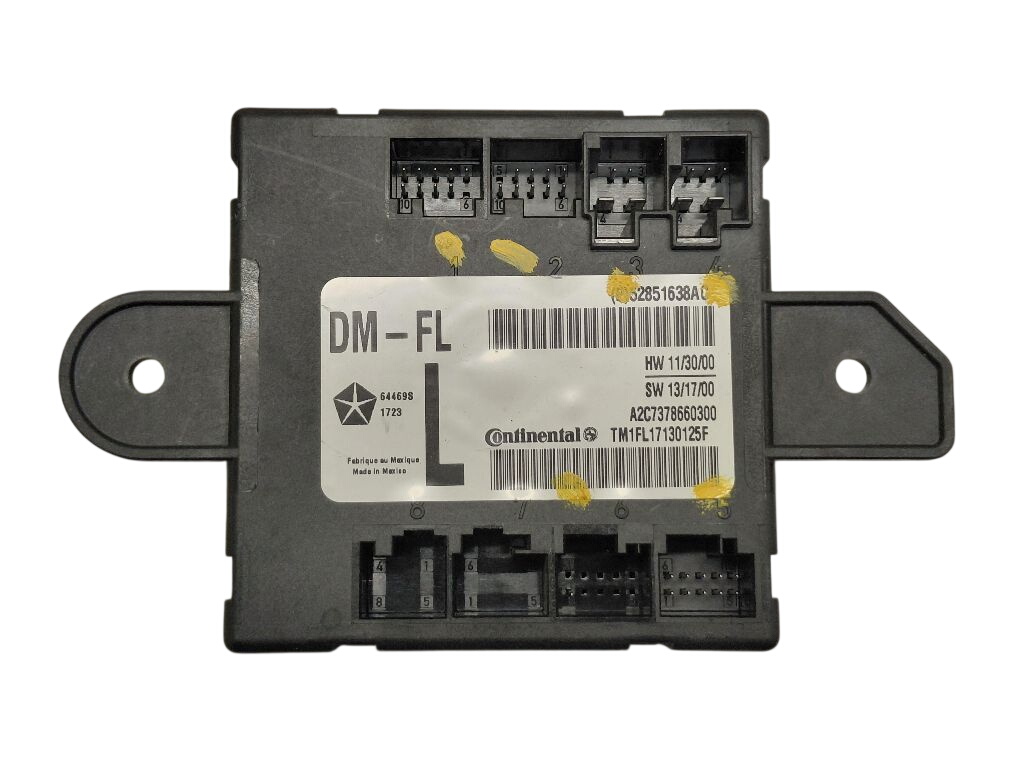 Maserati Quattroporte Door control unit front left 52851638AC Door control unit front left MASERAT...