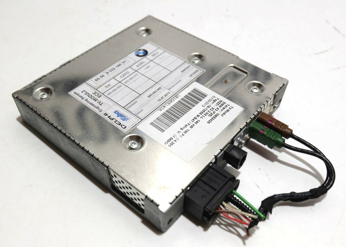 BMW 3 (F30 / F31) Video control module BMW 3 SERIES Video control module OEM 0F66014

...