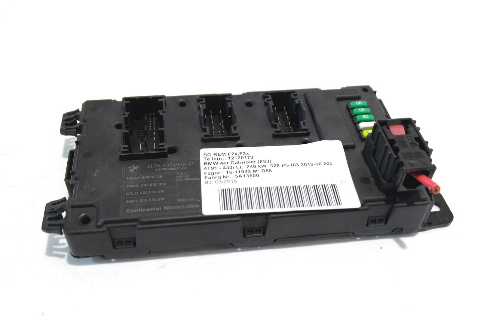 BMW 1 (F20 / F21) Other control units/modules BMW 1 SERIES Other control units/modules OEM 61...