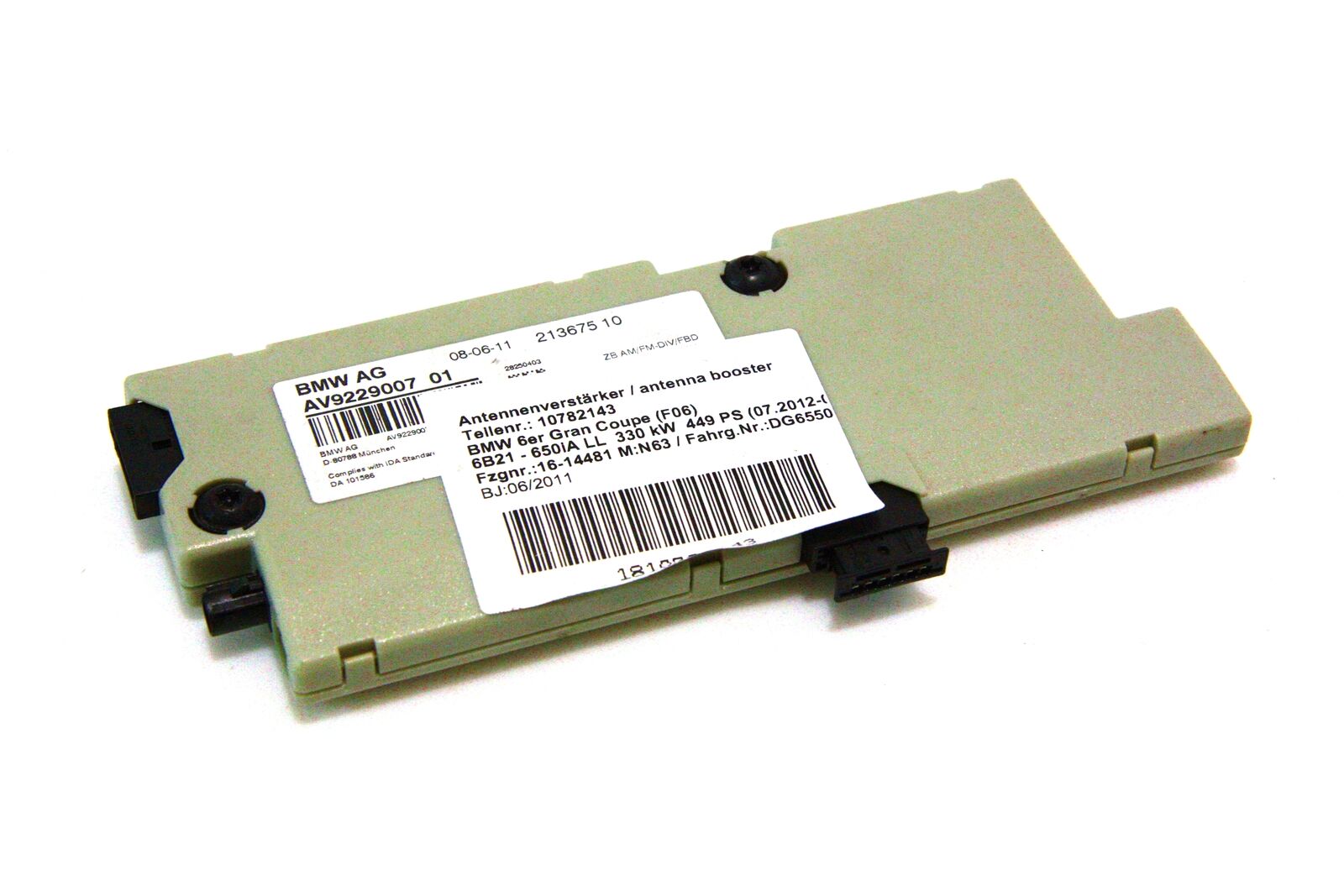 BMW 5 (F10 / F11) Aerial antenna amplifier BMW 5 SERIES Aerial antenna amplifier OEM 65209...