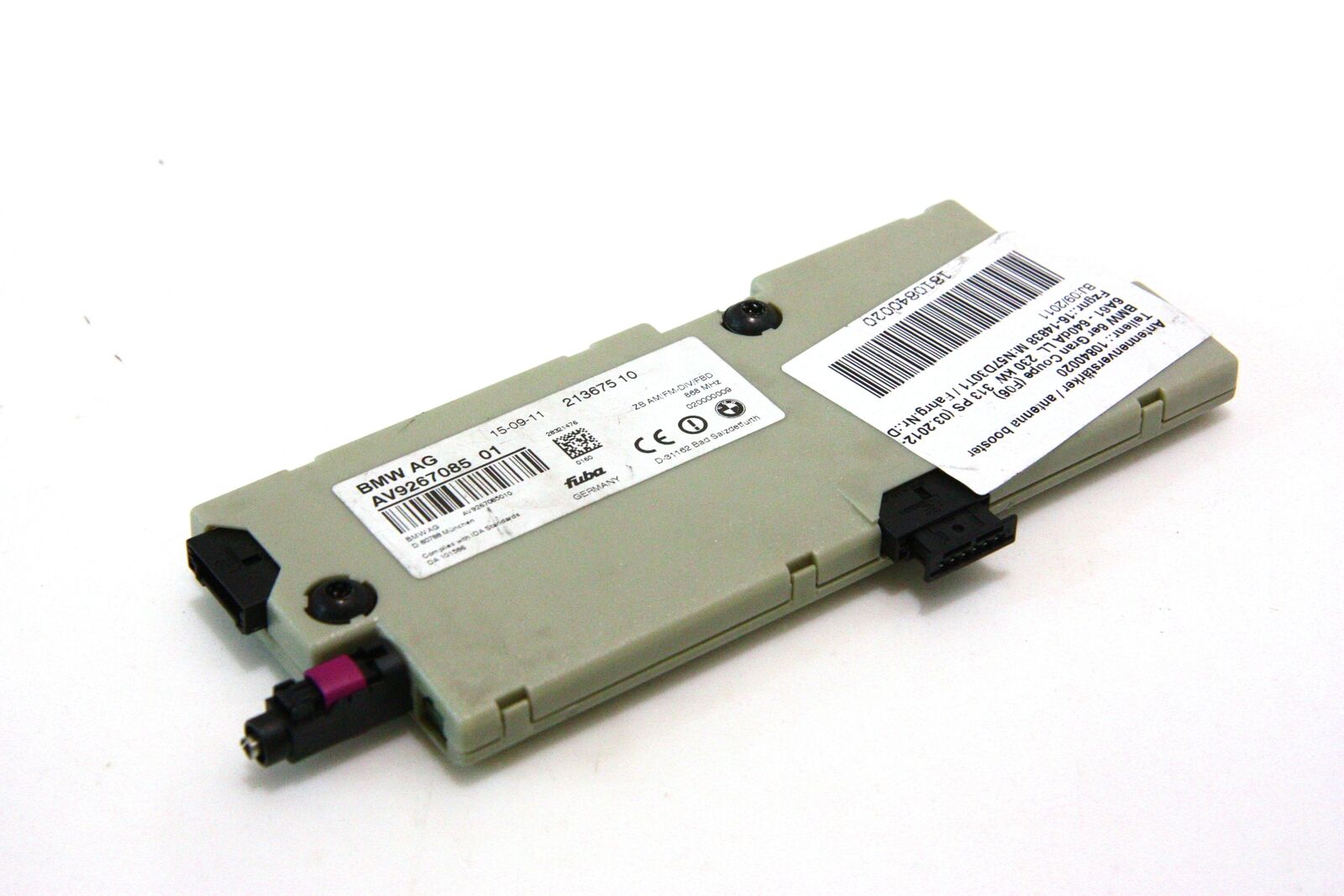 BMW 7 (G11 / G12) Aerial antenna amplifier BMW 7 SERIES Aerial antenna amplifier OEM 65209...