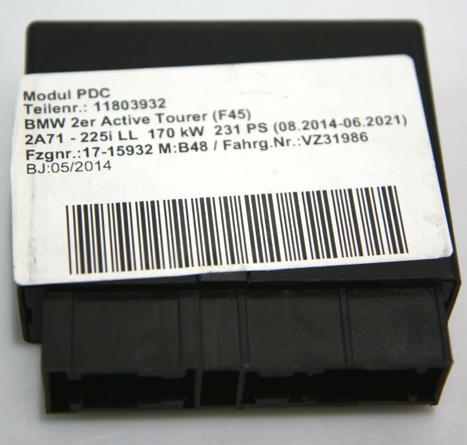 BMW X5 (F15) Parking PDC control unit/module BMW X5 Parking PDC control unit/module OEM 6633...