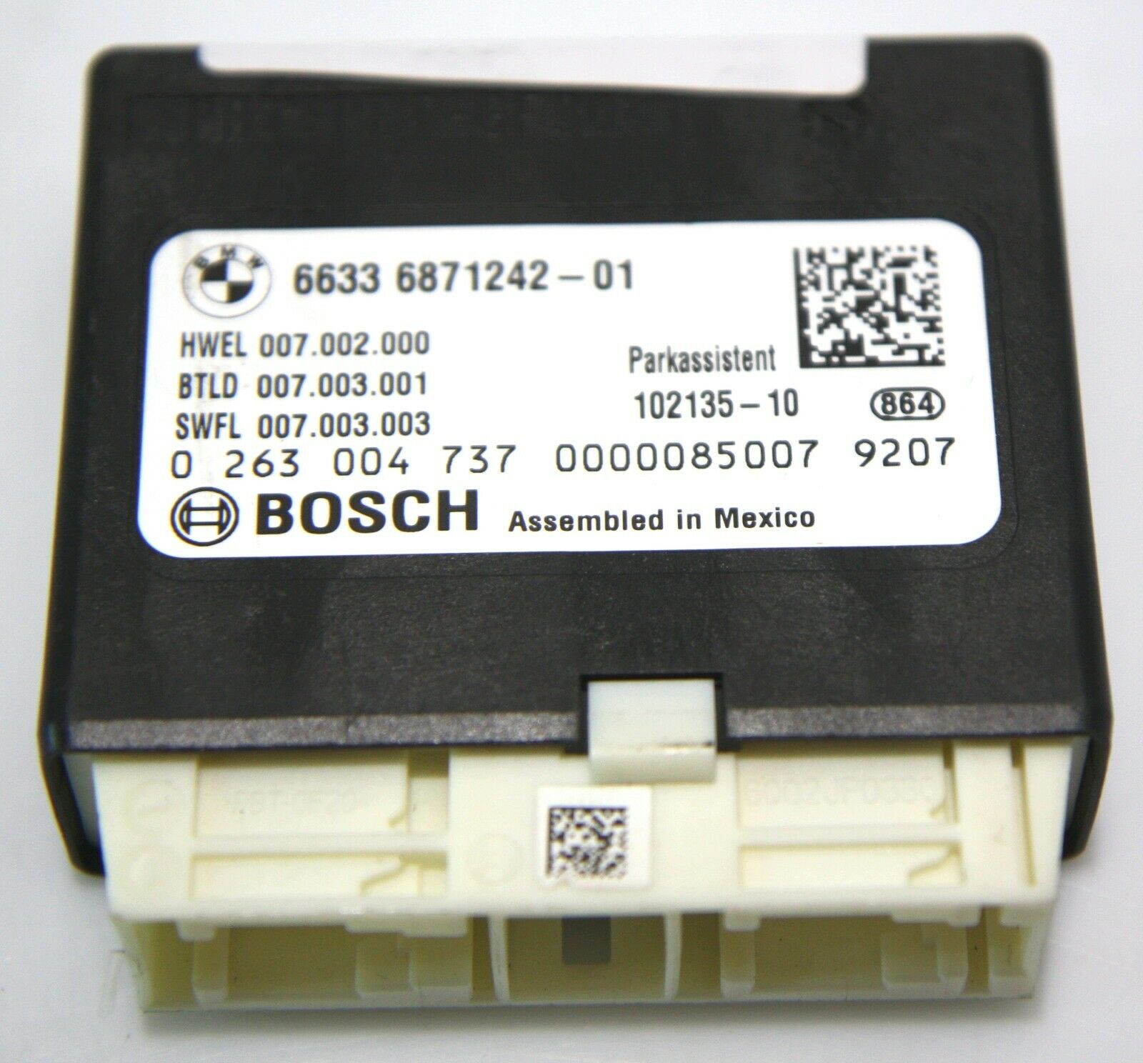BMW 3 (F30 / F31) Parking PDC control unit/module BMW 3 SERIES Parking PDC control unit/module OE...