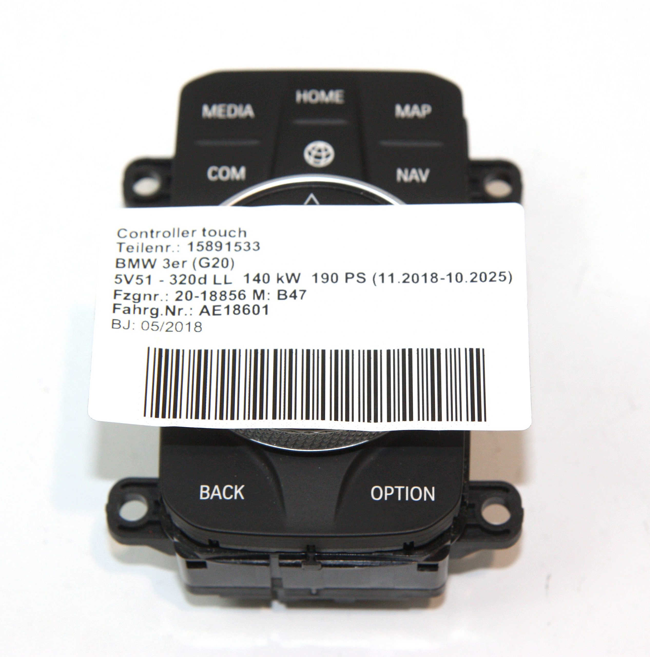 BMW 3 (G20 / G21) Head unit multimedia control BMW 3 SERIES Head unit multimedia control OEM 6...