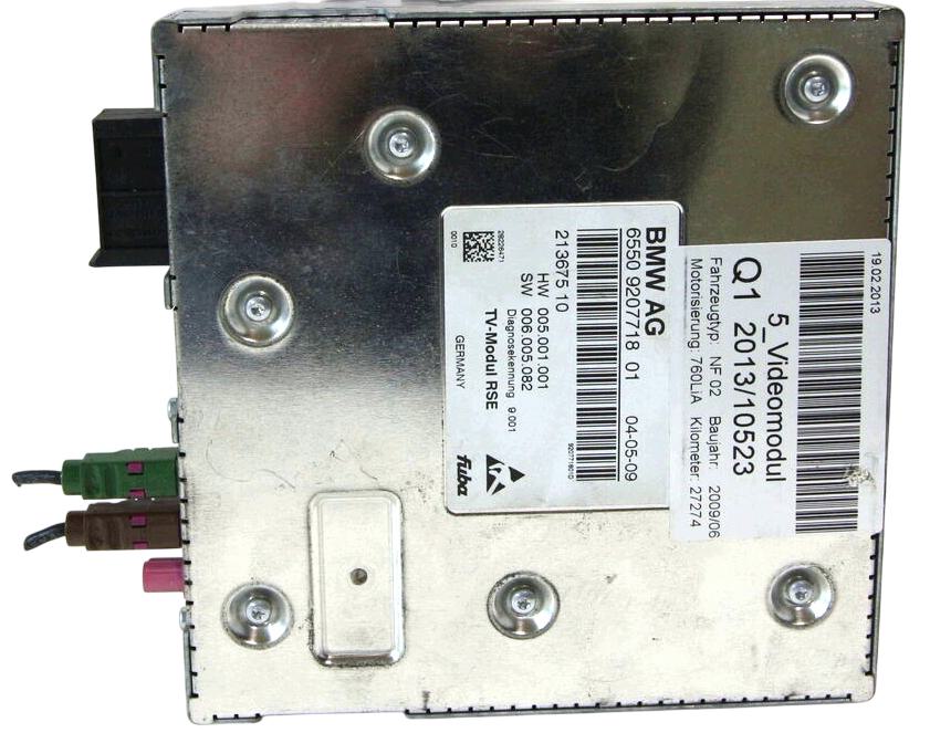 BMW 5 (F10 / F11) Video control module BMW 5 SERIES Video control module OEM 655092010...
