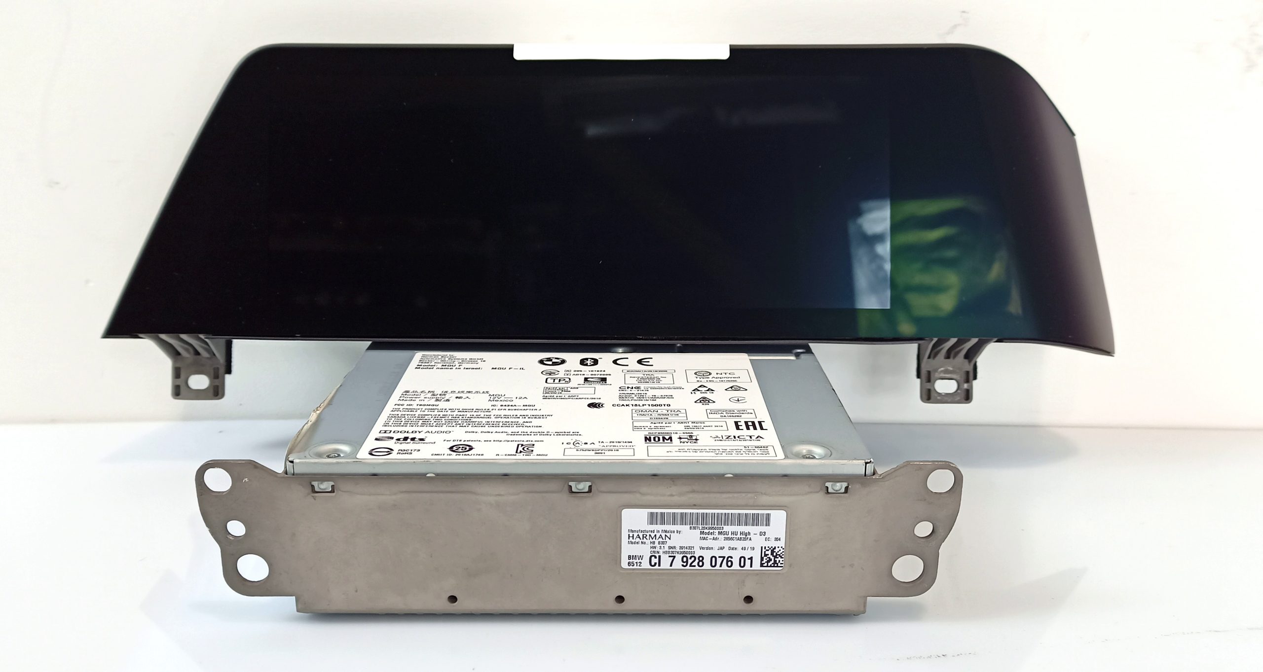 BMW 3 (G20 / G21) Radio/CD/DVD/GPS head unit BMW 3 SERIES Radio/CD/DVD/GPS head unit OEM 651...