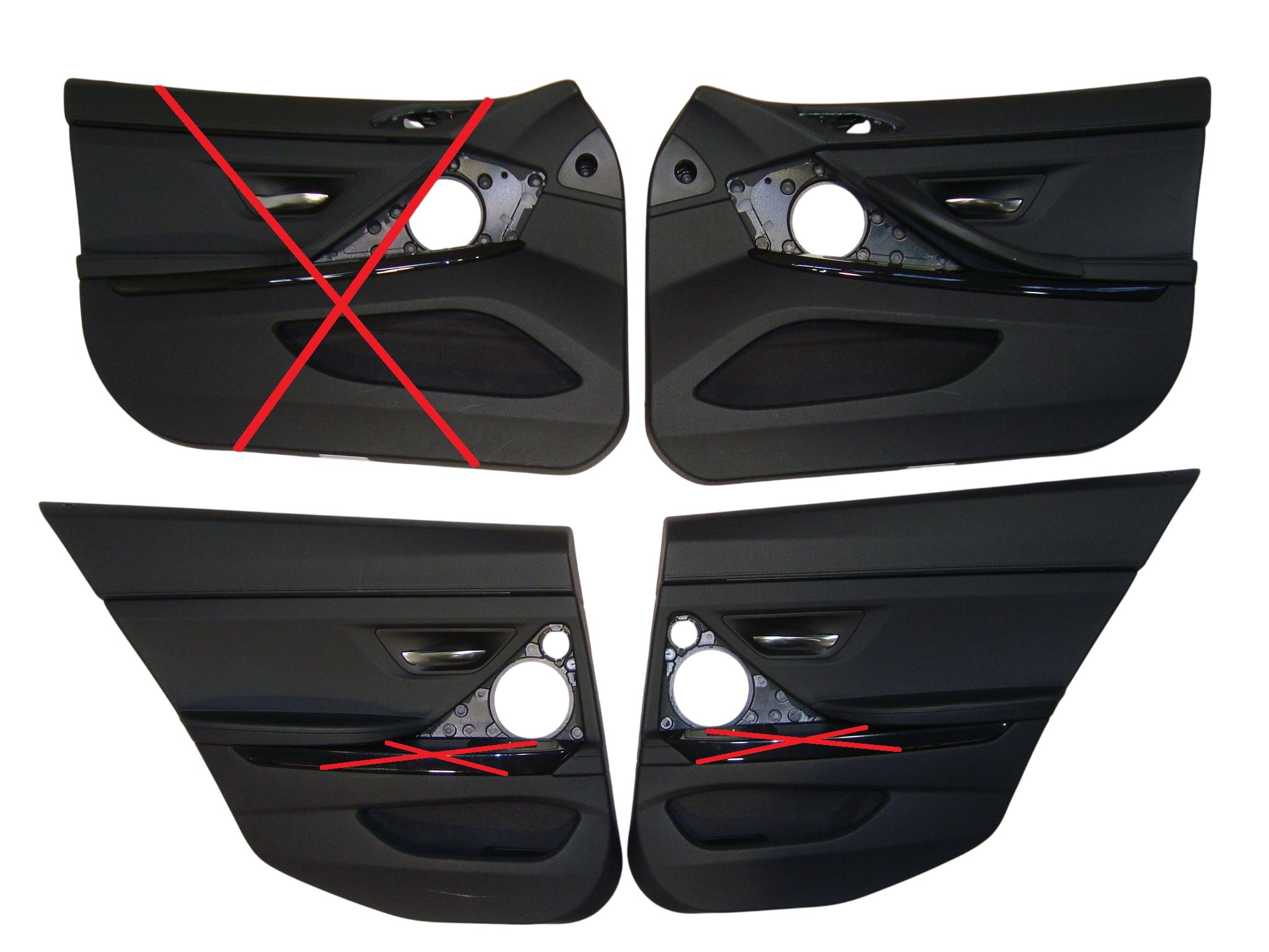 BMW 6 (F06 / F12 / F13) Rear door card panel trim BMW 6 SERIES Rear door card panel trim OEM DY69...