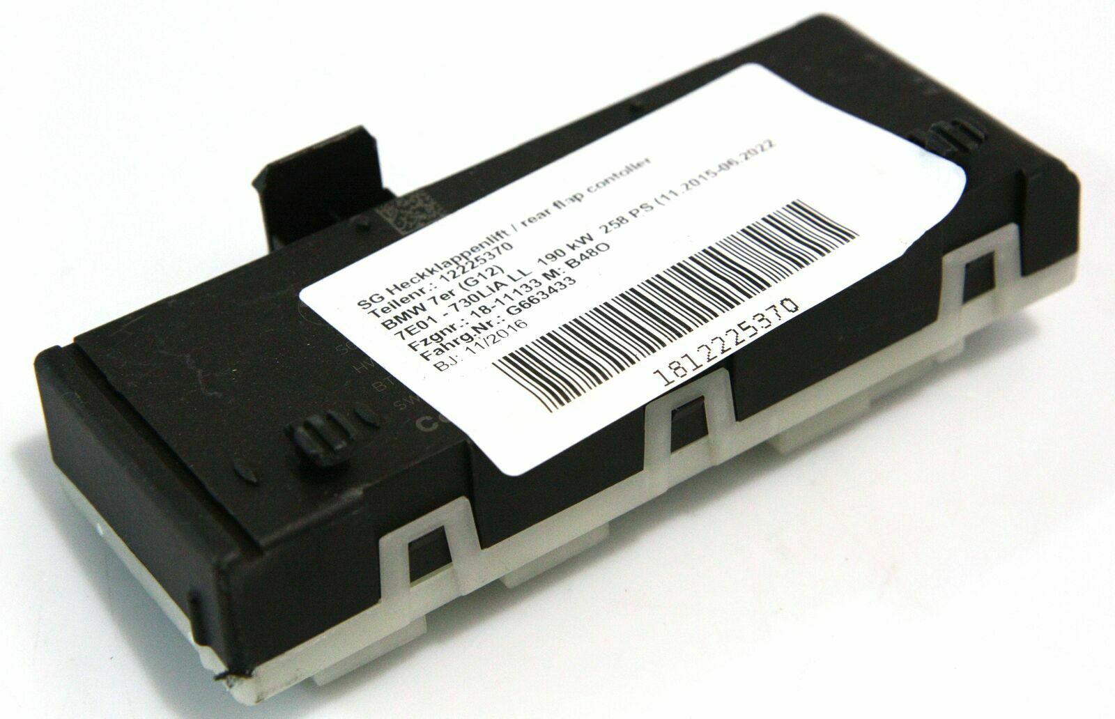BMW 3 (G20 / G21) Tailgate/trunk control unit/module BMW 3 SERIES Tailgate/trunk control unit/module...